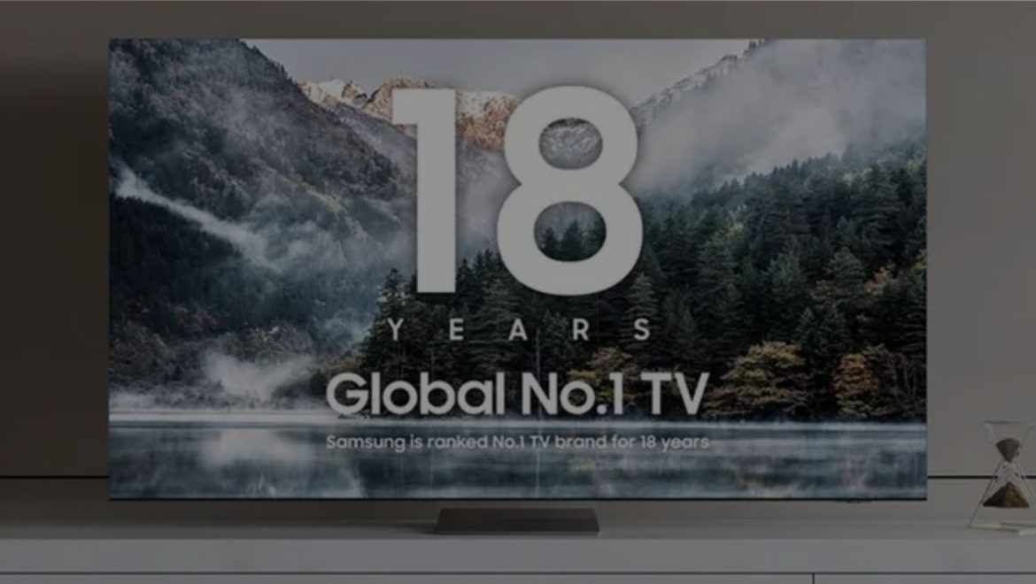 Samsung Electronics Maintains Global TV Market Leadership for 18 Consecutive Years